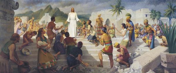 "Christ Visits the Americas" by John Scott