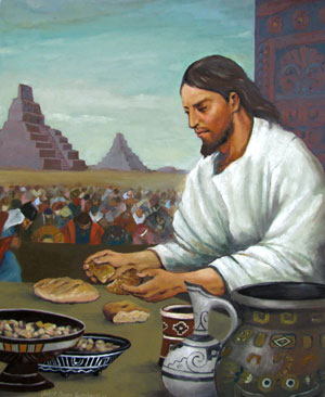 Jesus partiendo el pan by Jorge Cocco