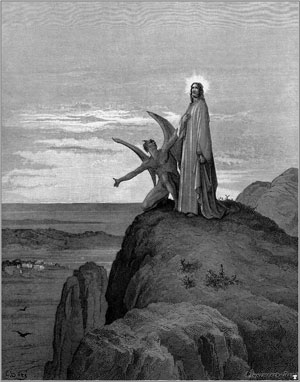 The Temptation of Jesus by Gustave Dore