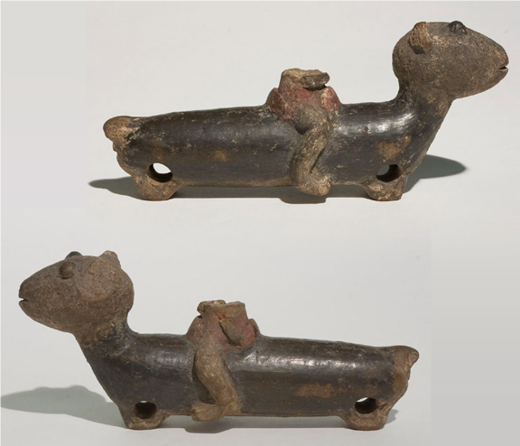 Wheeled effigy from Oaxaca, Mexico. American Museum of Natural History 30.0-3274. Image taken from Daniel Johnson's article in BYU Studies.