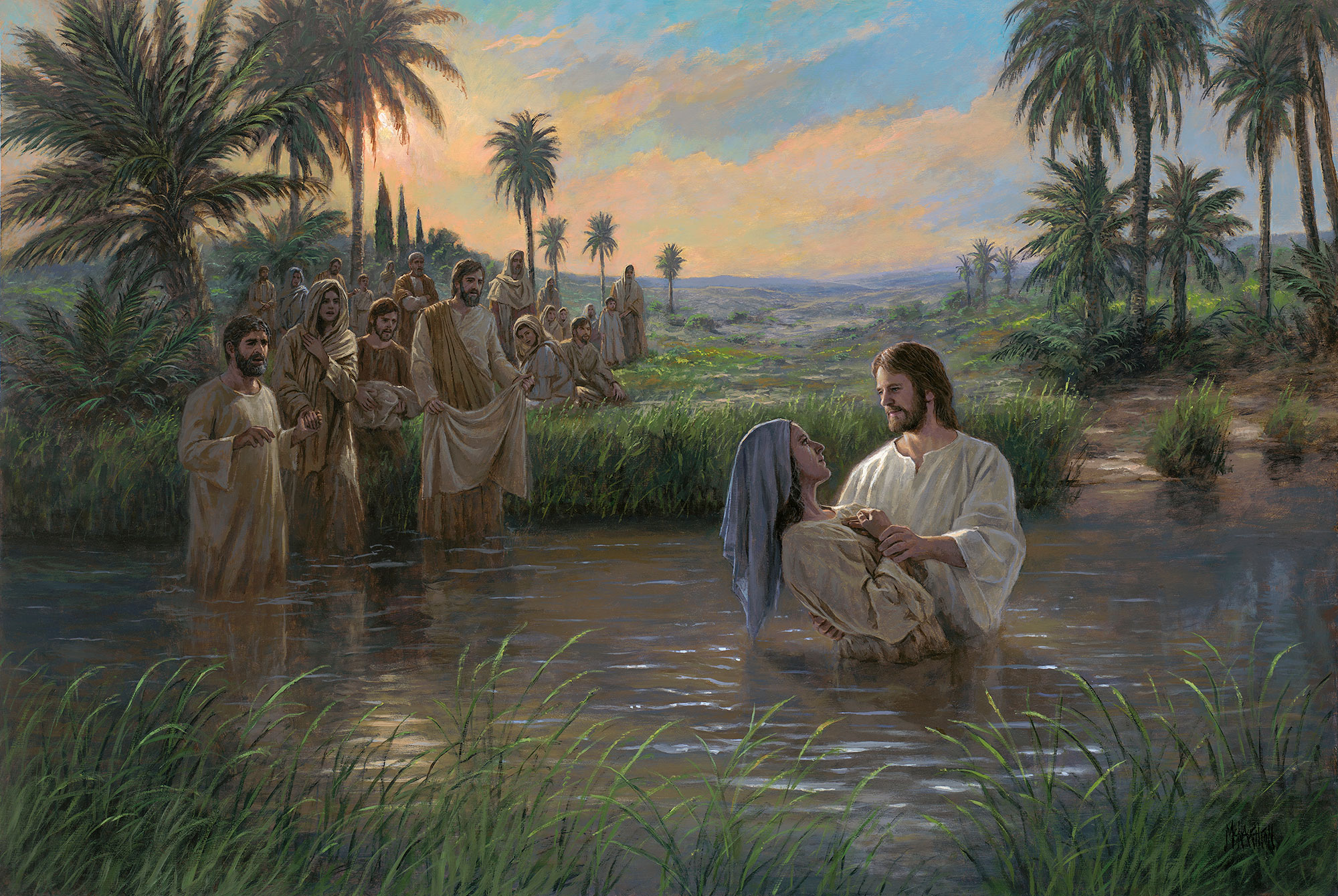 Jon Mcnaughton Jesus Baptized 