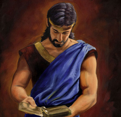 Portrait of Mosiah by James Fullmer