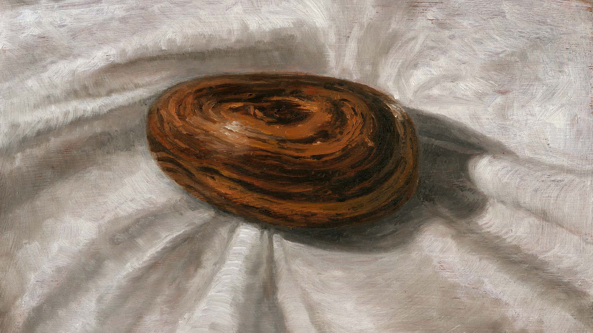 Painting of a seer stone by Anthony Sweat.