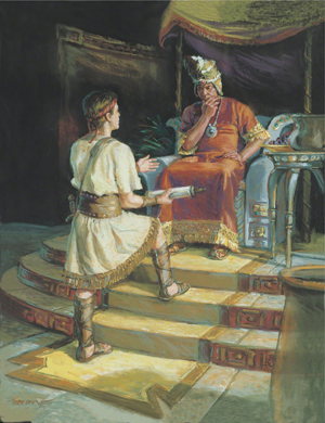 Ammon and King Lamoni by Scott M. Snow