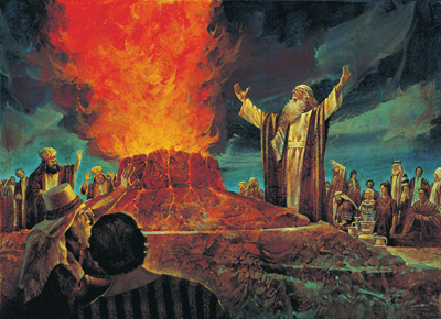Elijah Contends Against the Priests of Baal by Jerry Harston