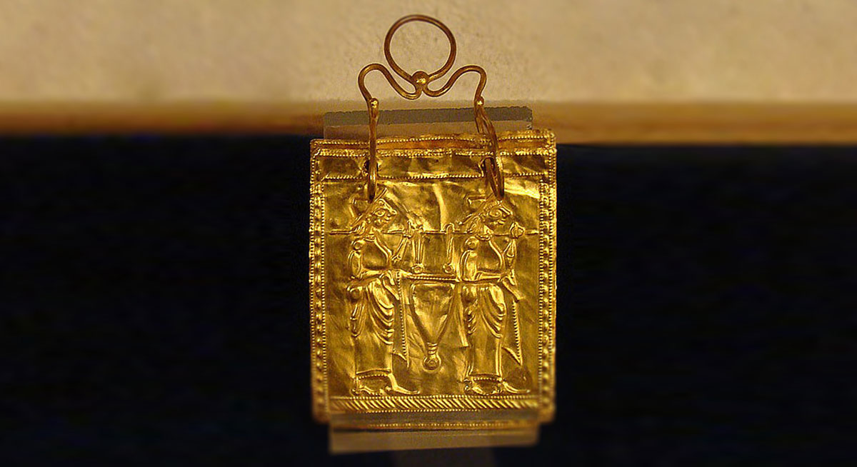 Etruscan Gold Book, dating to 600 BC via templestudy.com