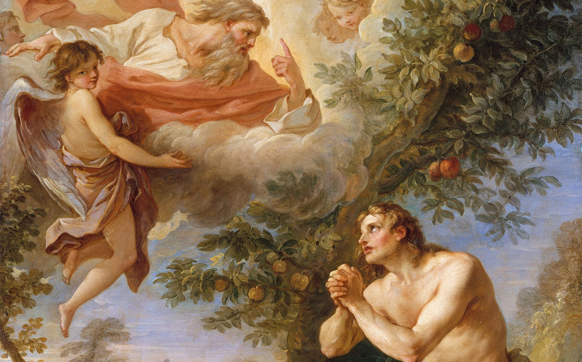 “The Rebuke of Adam and Eve,” by Charles Joseph Natoire