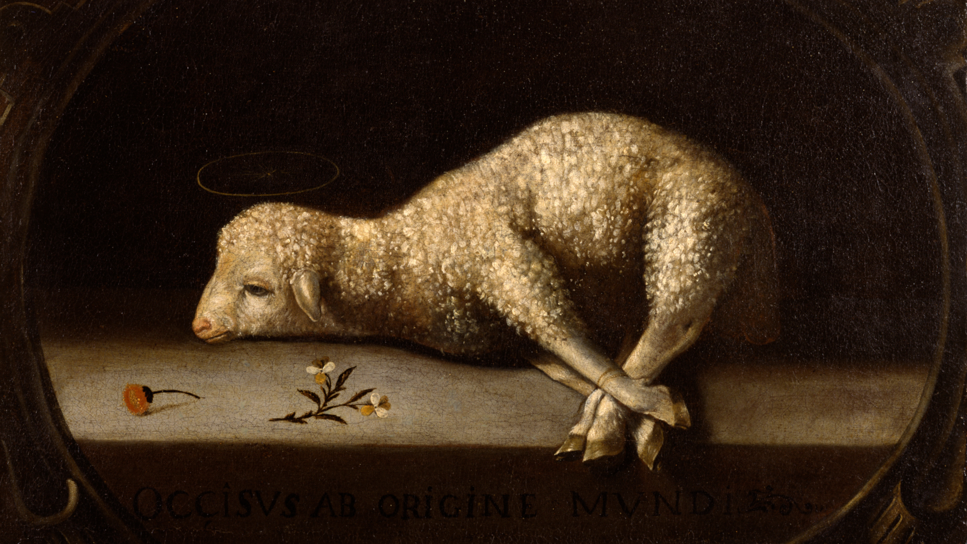 "The Sacrificial Lamb" by Josefa de Ayala. Public Domain Image.