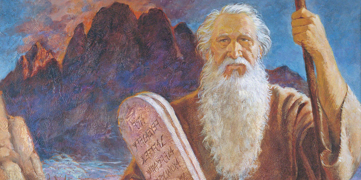 Moses and the Tablets by Jerry Harston via churchofjesuschrist.org