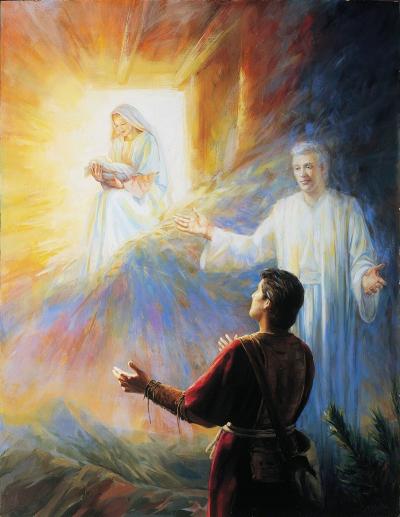 "Nephi's Vision of the Virgin Mary" by Judith A. Mehr