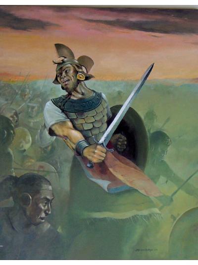 "Mormon en batalla" by Jorge Cocco