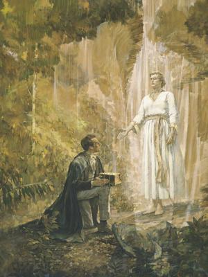 Joseph Smith Receives the Gold Plates by Kenneth Riley