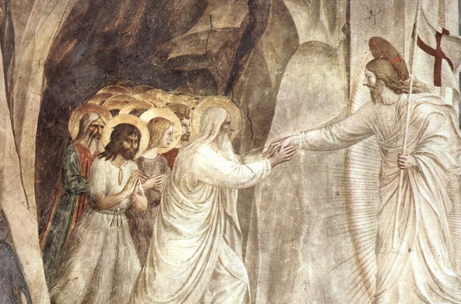 Detail from “Christ in Limbo,” a 15th-century fresco by Fra Angelico.