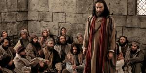 Peter teaches during the Jerusalem Council about God's injunction to take the gospel of Jesus Christ to the Gentiles. Screenshot from Bible Video of The Church of Jesus Christ of Latter-day Saints.