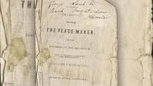 Cover of the Peace Maker pamphlet via Archive.org.
