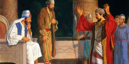In ancient courts, curses as punishment were not uncommon. Image via lds.org
