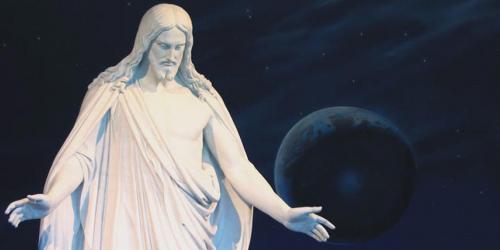 Christus Statue in Salt Lake City, image via lds.org