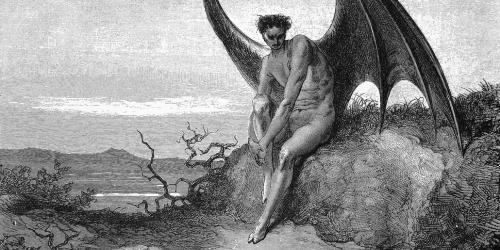 Lucifer from Milton's Paradise Lost by Gustave Dore (1866)