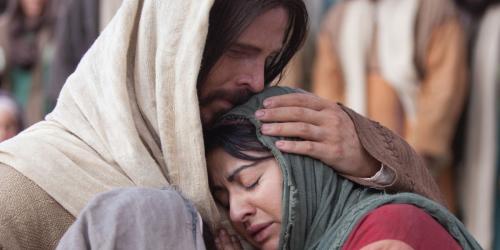 Jesus Mourning via LDS Media Library