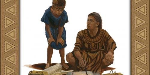Mormon and Ammaron by James Fullmer